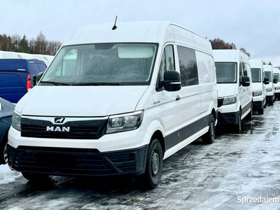 Volkswagen Crafter Man 3.140 7-OSÓB Brygadówka Bogato wyposaż. Jak Nowy Do…