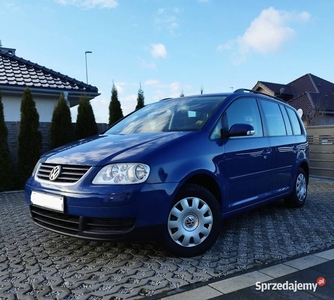 Volkswagen Touran 1.6 benzyna, 7-osobowy, HAK!