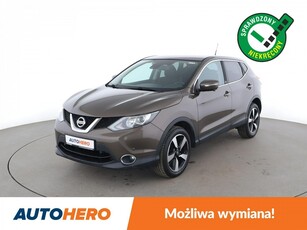 Nissan Qashqai II kamera cofania + czujniki, grzane fotele, klima auto, navi, bluetoot