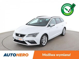 SEAT Leon III skóra full LED navi klima auto grzane fotele panorama czujniki parko