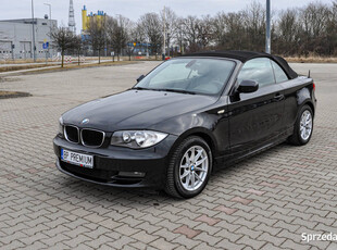 BMW Seria 1 2011 r. Cabrio Skóry Bezwypadkowy