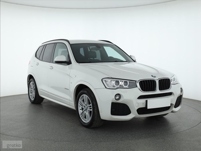 BMW X3 II (F25) , Salon Polska, Serwis ASO, 187 KM, Automat, VAT 23%, Skóra,