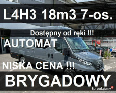 Iveco Daily 35S18 H 18m3 L4H3 176KM Automat Brygadowy 7-os.…