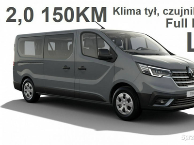 Renault Trafic L2 150KM 2,0 Klima tył Full Led Duży Ekran K…