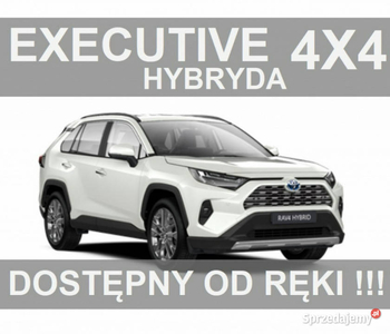 Toyota RAV-4 Executive 222KM Hybryda Systemy bezp, Tapicerk…