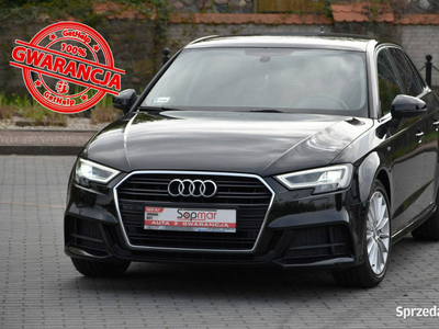 Audi A3 Sportback 35TFSi 150KM S-tronic 2019r. SALON Sline NAVi FullLED 48…