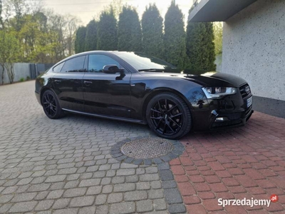 Audi A5 2.0 TDI 177KM S line / Czarna / Zarejestrowana!