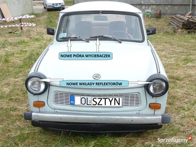 Trabant 601 kombi zarejestrowany - oryginał - zobacz zdjęcia z opisem