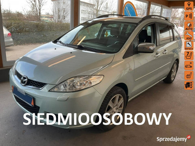 Mazda 5 Benzyna, xenony, nawigacja, klimatronik, 7 miejsc, kamera, zarej. …