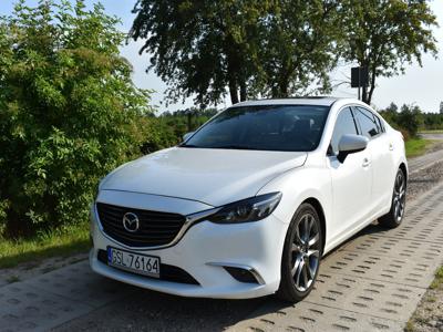 Mazda 6 III Mazda 6 2.5 benzyna 2016 LIFT FULL LED JASNE SKÓRY 19 cali ZAMIANA