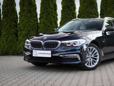 BMW Seria 5 xDrive, Luxury Line, Salon PL, I Właściciel, Bez