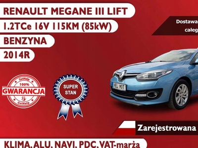 Renault Megane III Grandtour Facelifting 2013 Energy TCe 115KM 2014