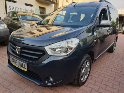 Dacia Dokker 1.6 MPi + LPG. Klima. Navi. Tempomat. Serwisowany. Super Stan.