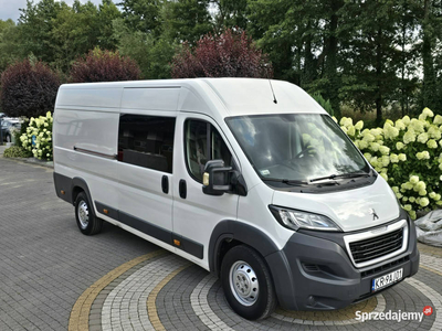 Peugeot Boxer MAXI L4H2 / Brygadówka 7 osobowa / Salon PL I-właściciel