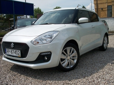 Suzuki Swift V SALON PL Pierwszy wł. 100% bezwypadkowy Biała perła