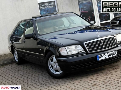 Mercedes S-klasa 5.0 benzyna 337 KM 1997r. (Sokołów)