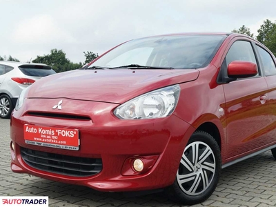 Mitsubishi Space Star 1.2 benzyna 80 KM 2014r. (Goczałkowice-Zdrój)