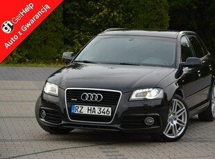 Audi A3 II (8P) S-Line Quattro bi-Xenon Skóry Ledy Panorama Bose 2xParktr.Aso Alu 1