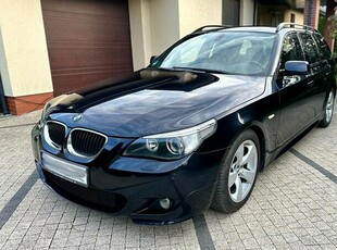 BMW e61 530i 258KM Kombi Manual Pełen M-Pakiet Wyposażona Top Opłacona