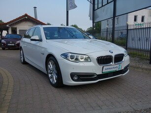 BMW SERIA 5 VI (F07/F10/F11) BMW SERIA 5 BMW F11 535d 313km 2016 bezwypadkowy dobrze wyposażony Luxury