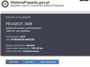 Peugeot 3008 Diesel Automat Bogata Wersja Wyposażenia