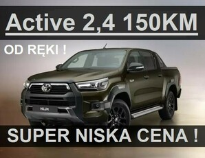 Toyota Hilux 2,4 150KM 4x4 Active Automat Dostępny od ręki ! Super Cena 2149 zł