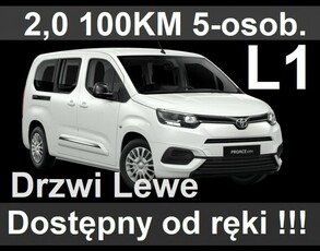 Toyota Proace City Verso L1 1,5 100KM Business Tempomat Super Cena Dostępny od ręki