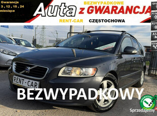 Volvo V50 1.6D*109PS*OPŁACONY Bezwypadkowy Navi Klimatronik*Serwis*GWARANC…