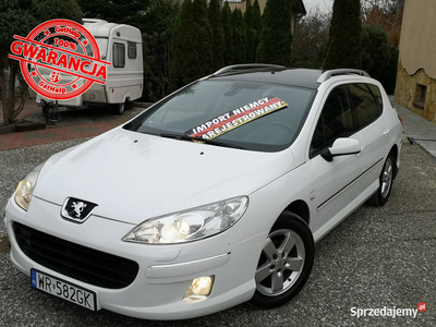 Peugeot 407 SW 2008r, 2.0B 136KM, Panorama, Ksenony, Sprowa…