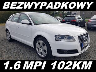 Audi A3 II (8P) 1.6 MPI 102KM SPORTBACK 5 drzwi ZobaczFILM Bezwypadkowy Alu17