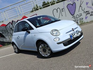 Fiat 500 1.2PB 2009r. * Ładny * Miejski * wspomaganie CITY*NAVI*Android