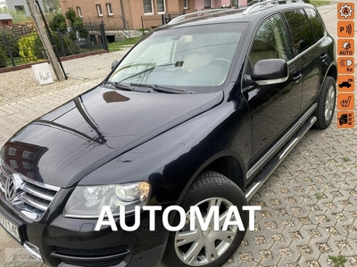 Volkswagen Touareg I 3,0 TDI V6/Keyless Go/Nowe opony/Przejrzane zawieszenie/Skóry/Hak