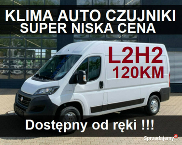 Fiat Ducato L2H2 120KM Super Niska Cena Od ręki Kamera Światła LED 1531zł