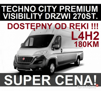 Fiat Ducato L4H2 180KM Techno City Premium Visibility Kamera Od ręki 1879zł