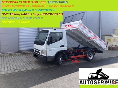 MITSUBISHI CANTER FUSO 3C13 3.0 TDI EURO5 KIPPER WYWROTKA !!