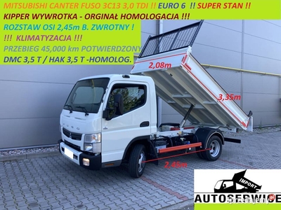 MITSUBISHI CANTER FUSO 3C13 EURO 6 KIPPER WYWROTKA ORGINAŁ