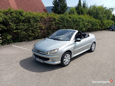 Peugeot 206 I *Cabrio* 1,6 benz.-109 KM* 2004r.* Klimatyzacja*