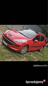 Peugeot 207 ŚW panorama 2008 rok