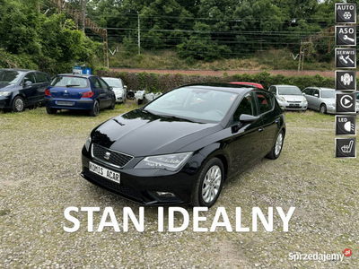 Seat Leon STYLE-1.4TSi-122k-Serwisowany-Bezwypadkowy-2-Właściciel-LED-Klim…