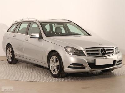 Mercedes-Benz Klasa C W204 , Salon Polska, Skóra, Navi, Xenon, Bi-Xenon, Klimatronic,