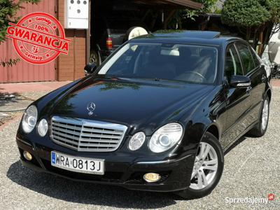 Mercedes E 200 1.8B 184KM, 2007r, Org Lakier, 213tyś km, St…