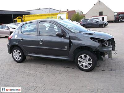 Peugeot 206 1.4 68 KM 2012r. (Margonin)