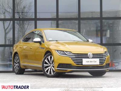 Volkswagen Arteon 2.0 benzyna 190 KM 2018r. (Warszawa)