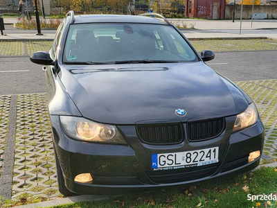 BMW 3 E91, BENZYNA AUTOMAT PANORAMA - ZADBANA