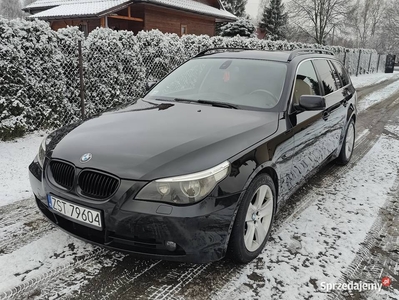 BMW e61 525d Touring brązowe skóry m57d25 177km