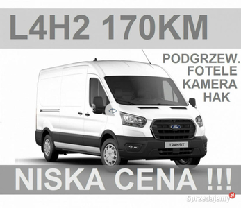 Ford Transit L4H2 170KM Hak Furgon Kamera SuperCena Dostępn…