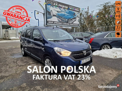 Dacia Lodgy 1.6 Benzyna + LPG 109 KM, Nawigacja, Bluetooth,…