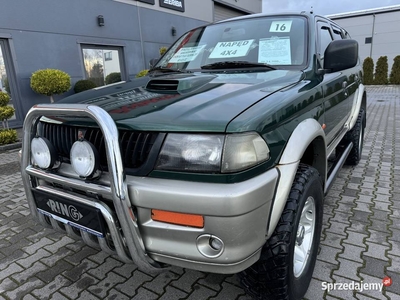 MITSUBISHI PAJERO SPORT 2,5TD 100KM 4X4 ABS KLIMA SRS 1-Y WŁ