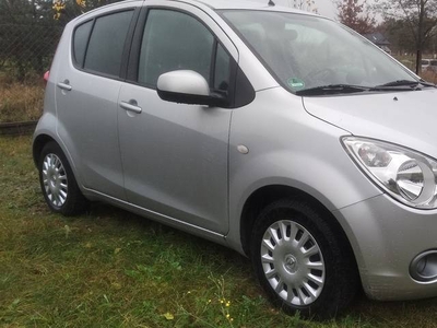 Opel agila 1.0 kat 2014r Srebrny SerwisZadbane Czyste Autko
