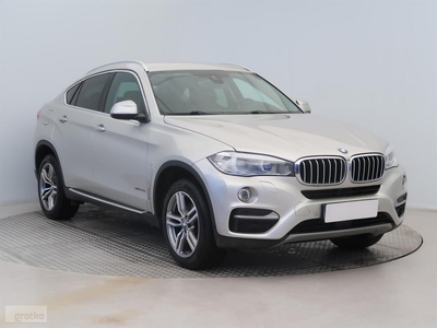 BMW X6 F16 , Serwis ASO, 308 KM, Automat, Skóra, Navi, Xenon, Bi-Xenon,